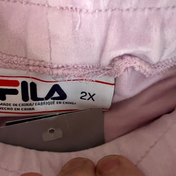 Fila Valery Track Pant, Size 2&3X, Vular Elastic DrawString W 40”, L54”, pockets - Picture 2 of 9